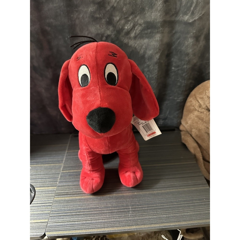 Clifford the‎ Big Red Dog 12" Plush Kohls Cares With Tag Stuffed Animal Retired